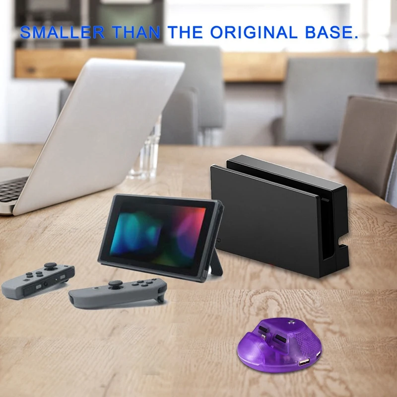 Циркулярное охлаждение портативный HDMI основание конвертера типа C ТВ док станция