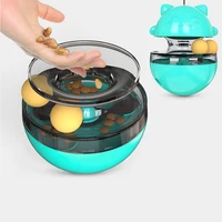 2020 hot sale interactive cat feeding toys set tumbler cat playing toy