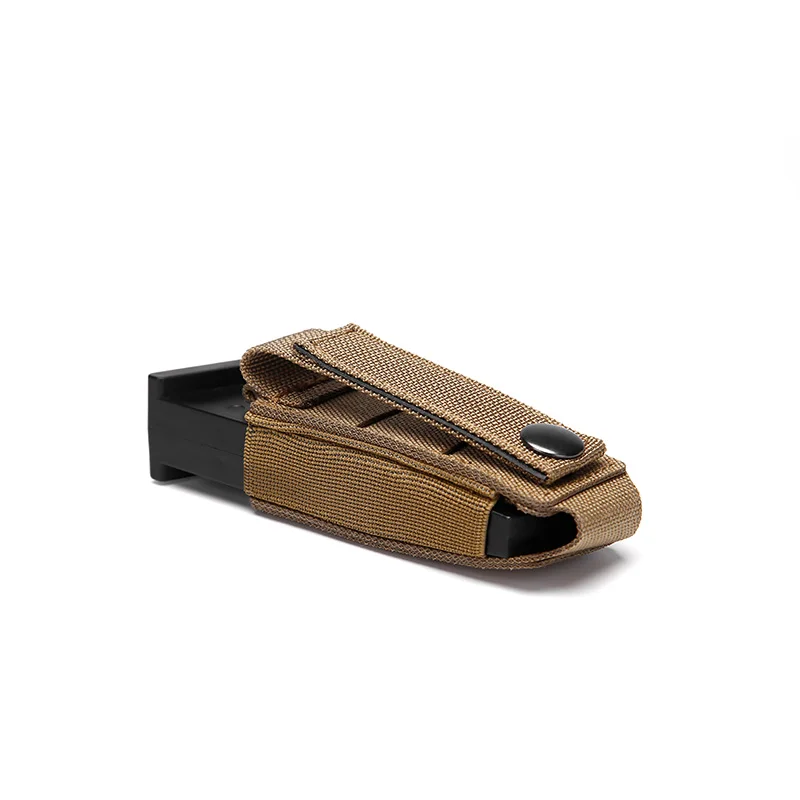 Unidad al aire libre Molle tatico solo Rifle Mag bolsa de revista Walkie Talkie bolsas Rifle bolsillo 9 мм cartucho titular de l