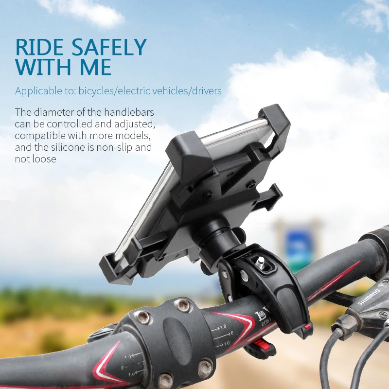 

Portable Mobile Phone Holder Universal Motorcycle Bike Bicycle Stand For Phone