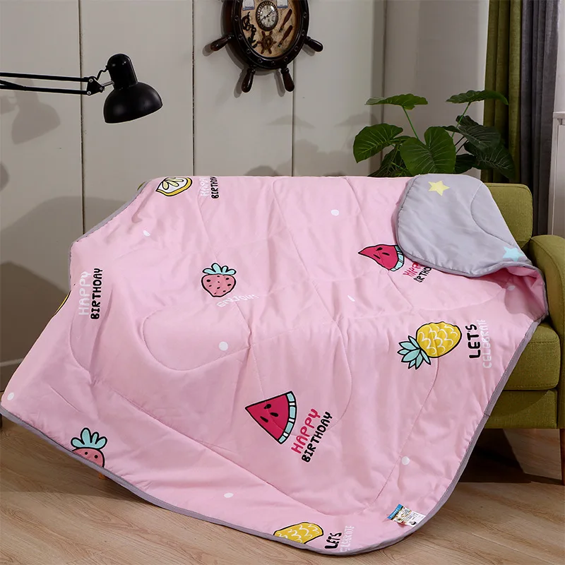 

Childrens summer cool quilt air-conditioning quilt childrens summer quilt kindergarten nap cotton cartoon quilt