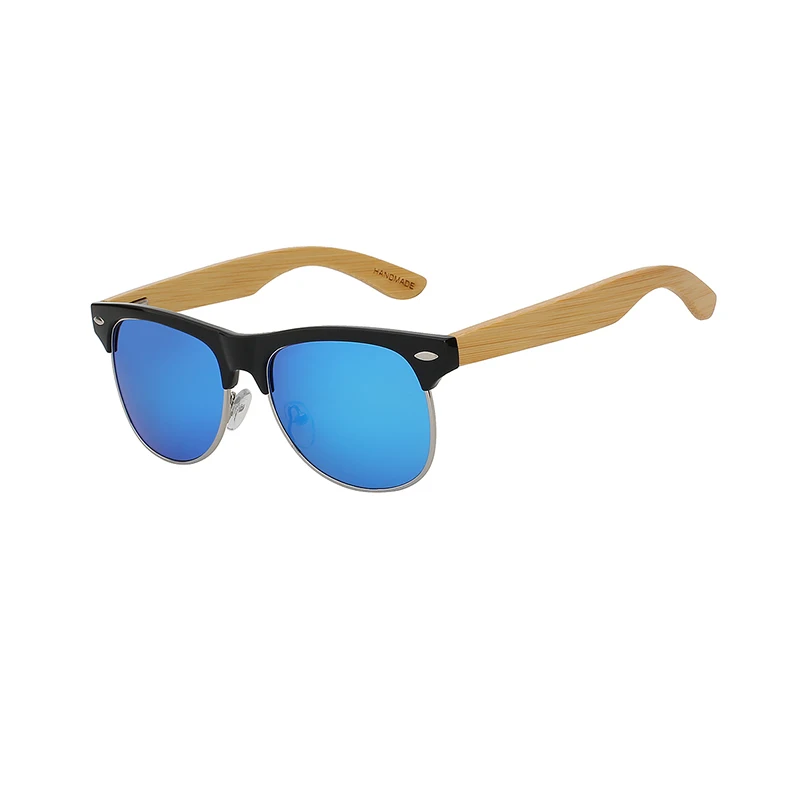 

Mirror Sunglasses Wooden Sunglasses Polarized Bamboo Women Men Dropshipping