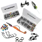 1 коробка, рыболовные аксессуары, рыболовные снасти, рандомные крючки, свинцовые бусины для грузила, набор сделай сам с коробкой для рыболовных снастей