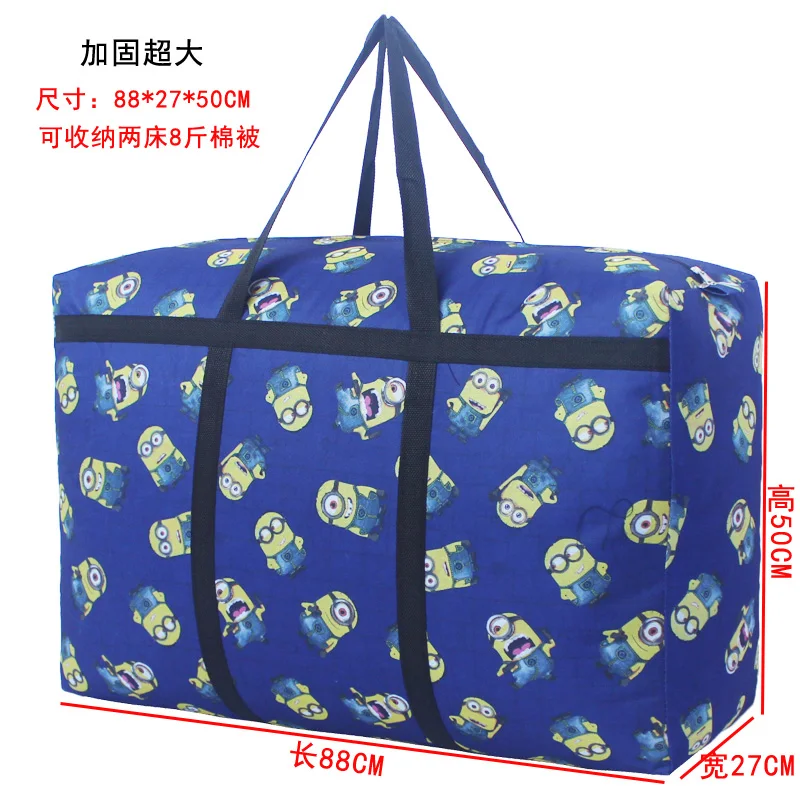 

Large-capacity luggage for traveling light business trips can be folded storage bag luggage bag movingbag thick wear resistant