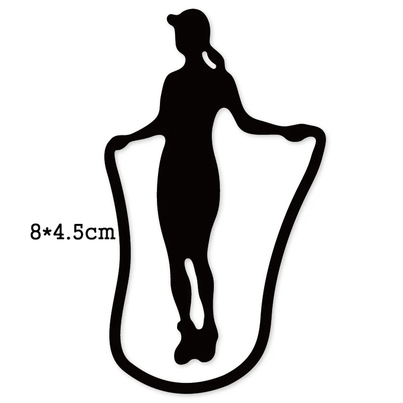 Женская скакалка трафареты для резки металла сделай сам скрапбукинг бумажные