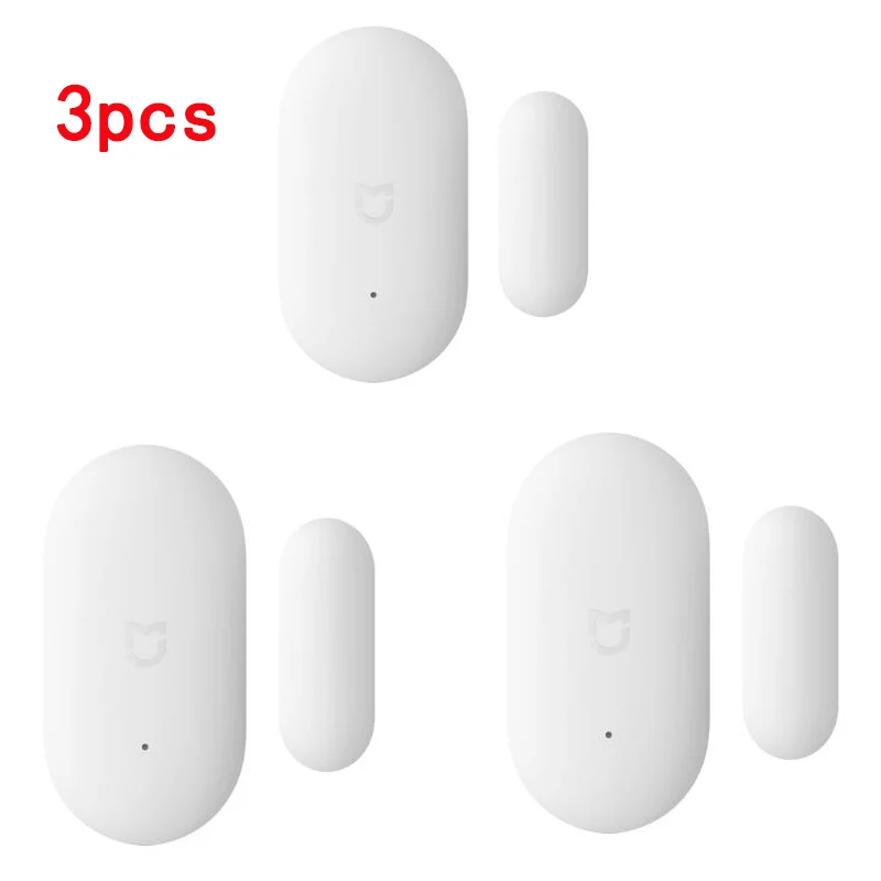 3pcs В комплекте Xiaomi Mijia Интеллектуальный Мини датчик окна двери карманный размер умный дом автоматическое освещение для MIhome App - Цвет: 3pcs