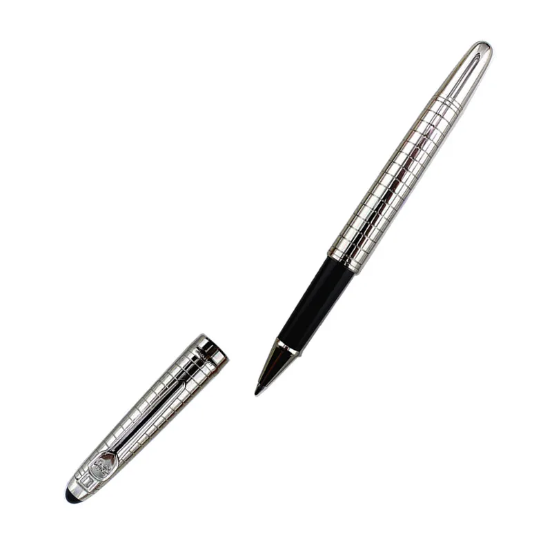 Металлическая шариковая ручка Jinhao из нержавеющей стали матовая черная офисные и