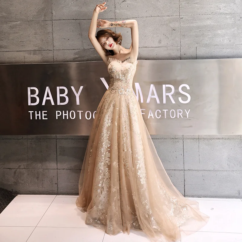 

Elegante Applique Ever Pretty Lace Evening Dresses Off Shoulder A-Line Sleeveless Ruched Floral Party Gowns Vestidos