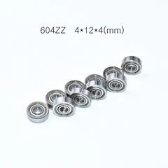 Carbon Steel 604ZZ Подшипники из углеродистой стали 10 штук 604zz 605zz 606zz 607zz 608zz 608RS 624zz 625zz 626zz 627zz металлический герметичный подшипник - Цвет: Carbon Steel 604ZZ