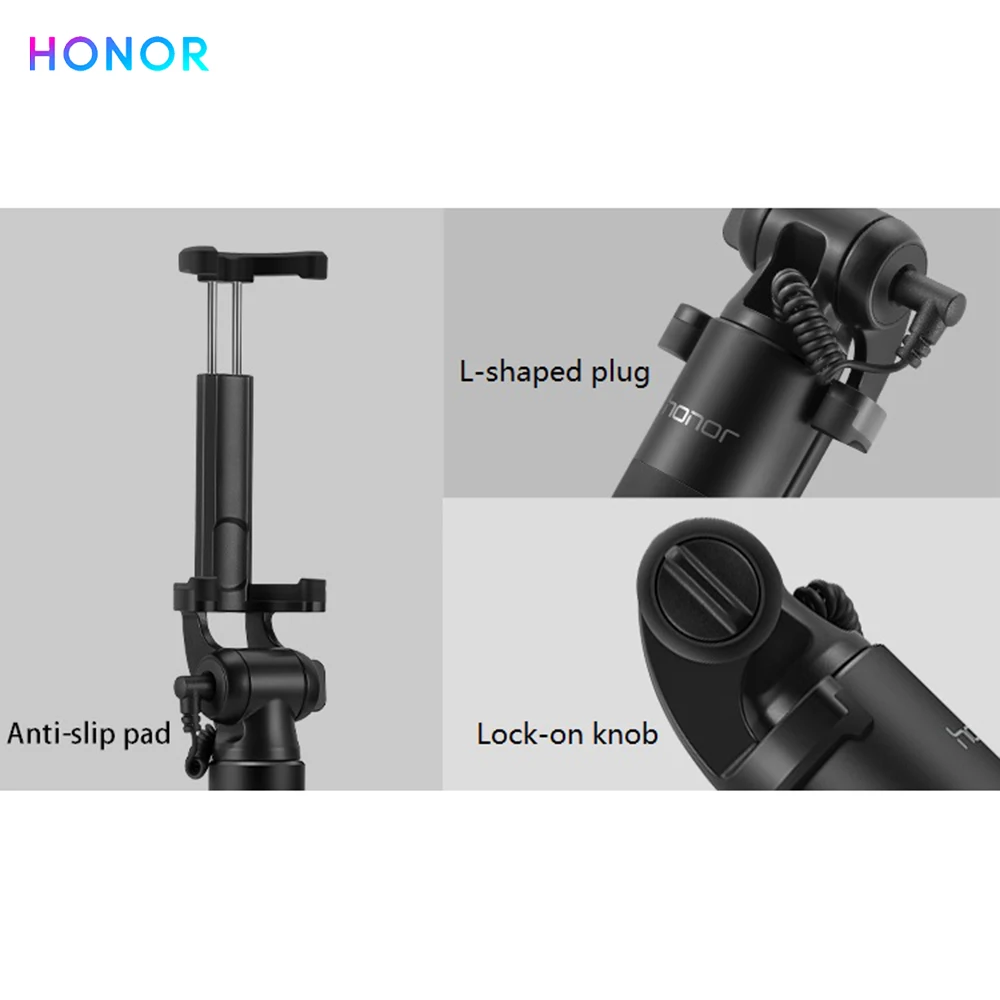 Штатив для телефона HONOR Selfie Stick штатив смартфона с Двойным Зажимом раздвижной