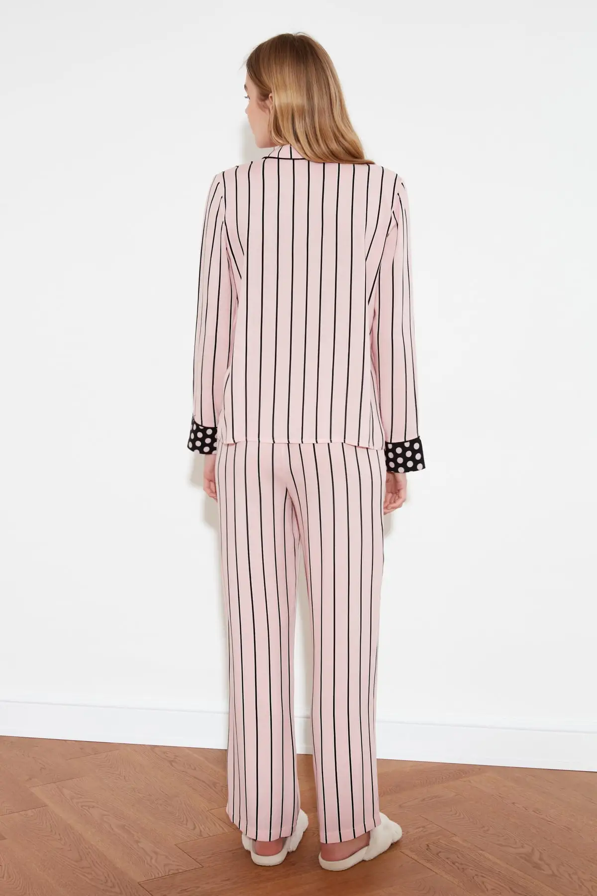 

Trendyol Striped Manetli Woven Pajamas set THMSS21PT0129
