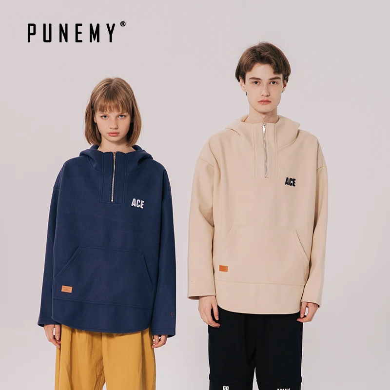 Мужские толстовки в стиле ретро хип хоп с изогнутым подолом Harajuku уличная одежда