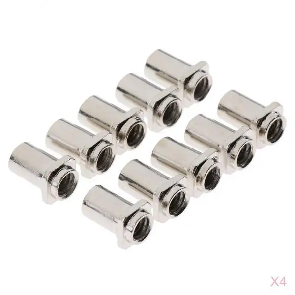 

40pcs Drum Lug Swivel Nuts for Drum Set Replacement Accessory