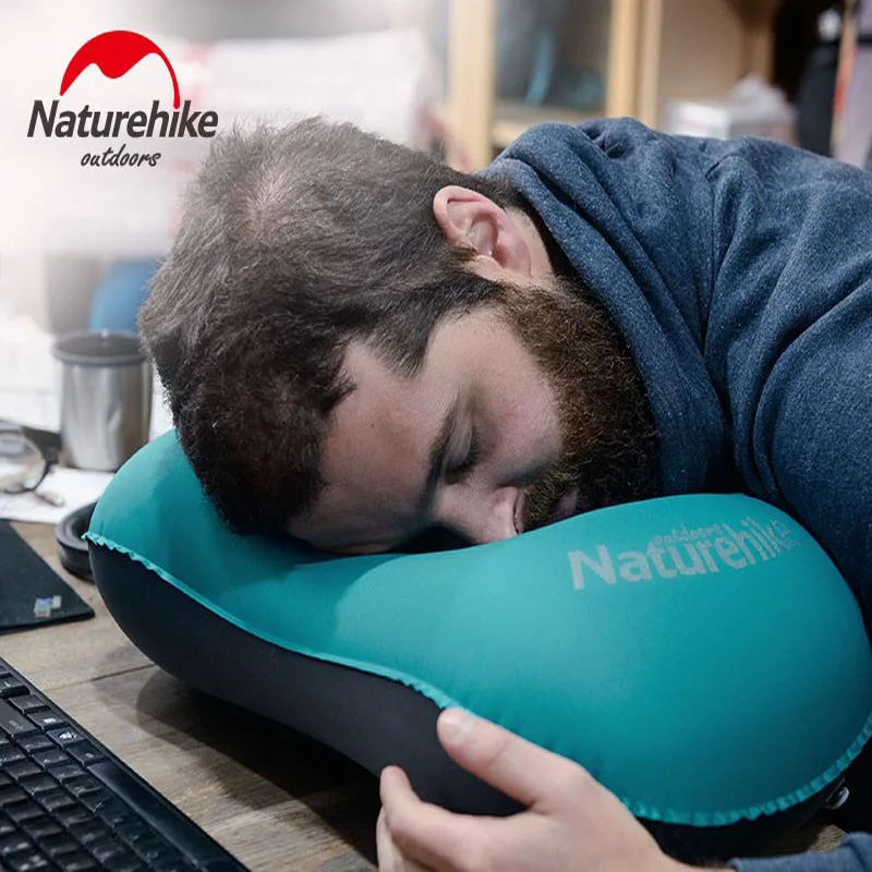 Портативная надувная подушка Naturehike Ультралегкая мягкая из ТПУ для поддержки шеи