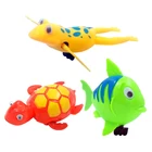 Детская игрушка для ванной, детская игрушка для купания, Высококачественная мультяшная лягушка, черепаха, рыба, маленькая пляжная водная игрушка для детей, мальчиков и девочек