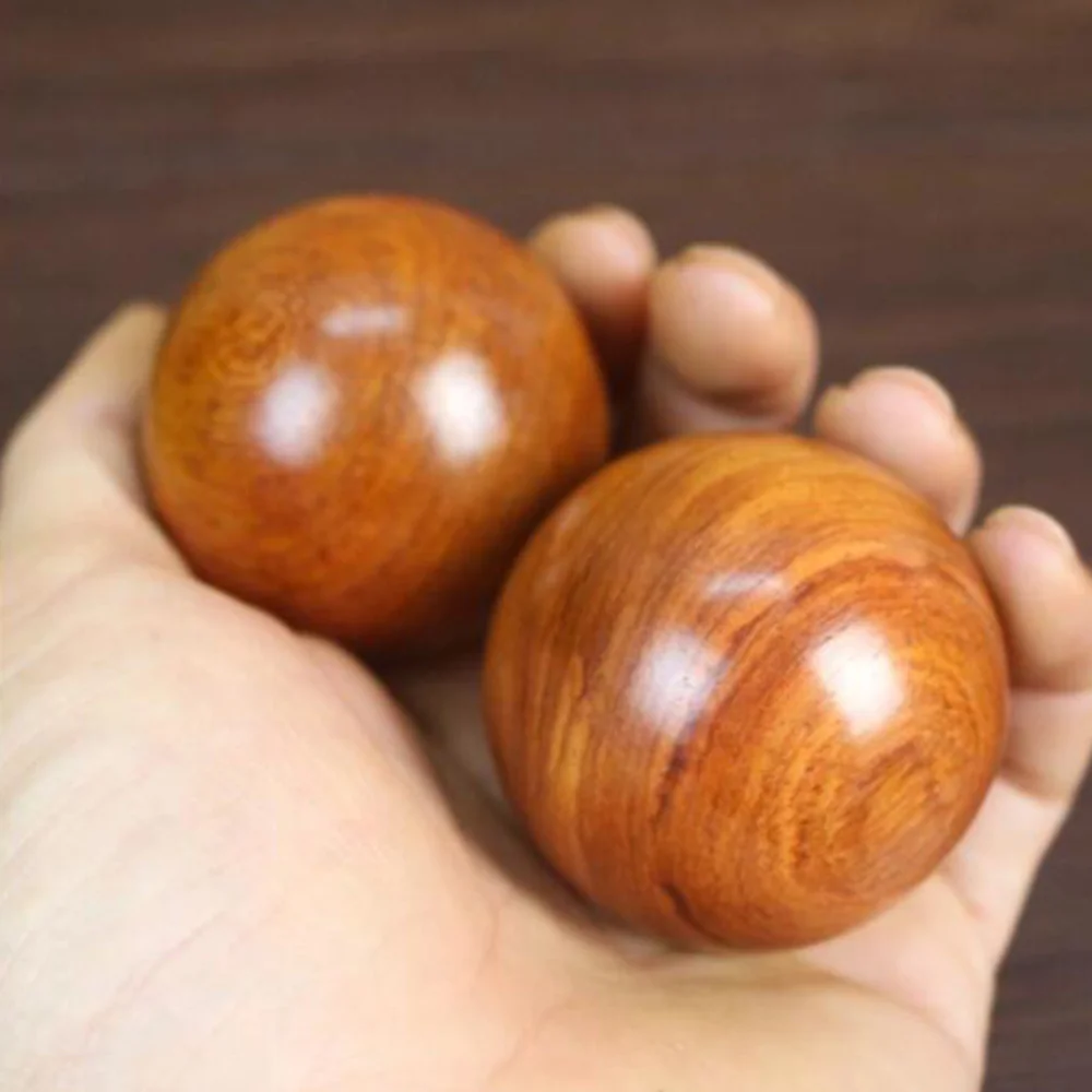 

1 Pair of Rosewood Handball Health Care Exersice Stress Relief Wrist Balls