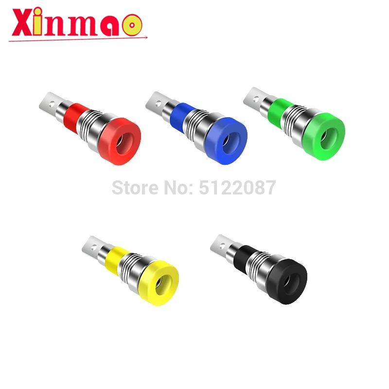 

Гнездовой разъем типа банан, латунный, 4 мм, 5 шт.