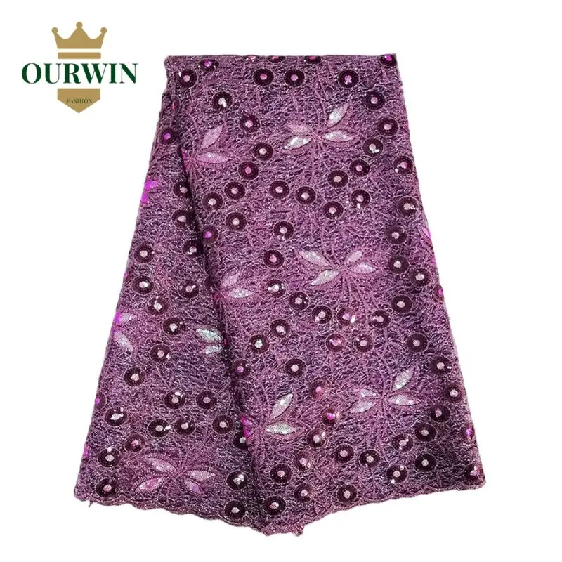 Светильник желтая кружевная ткань для африканского свадебного платья