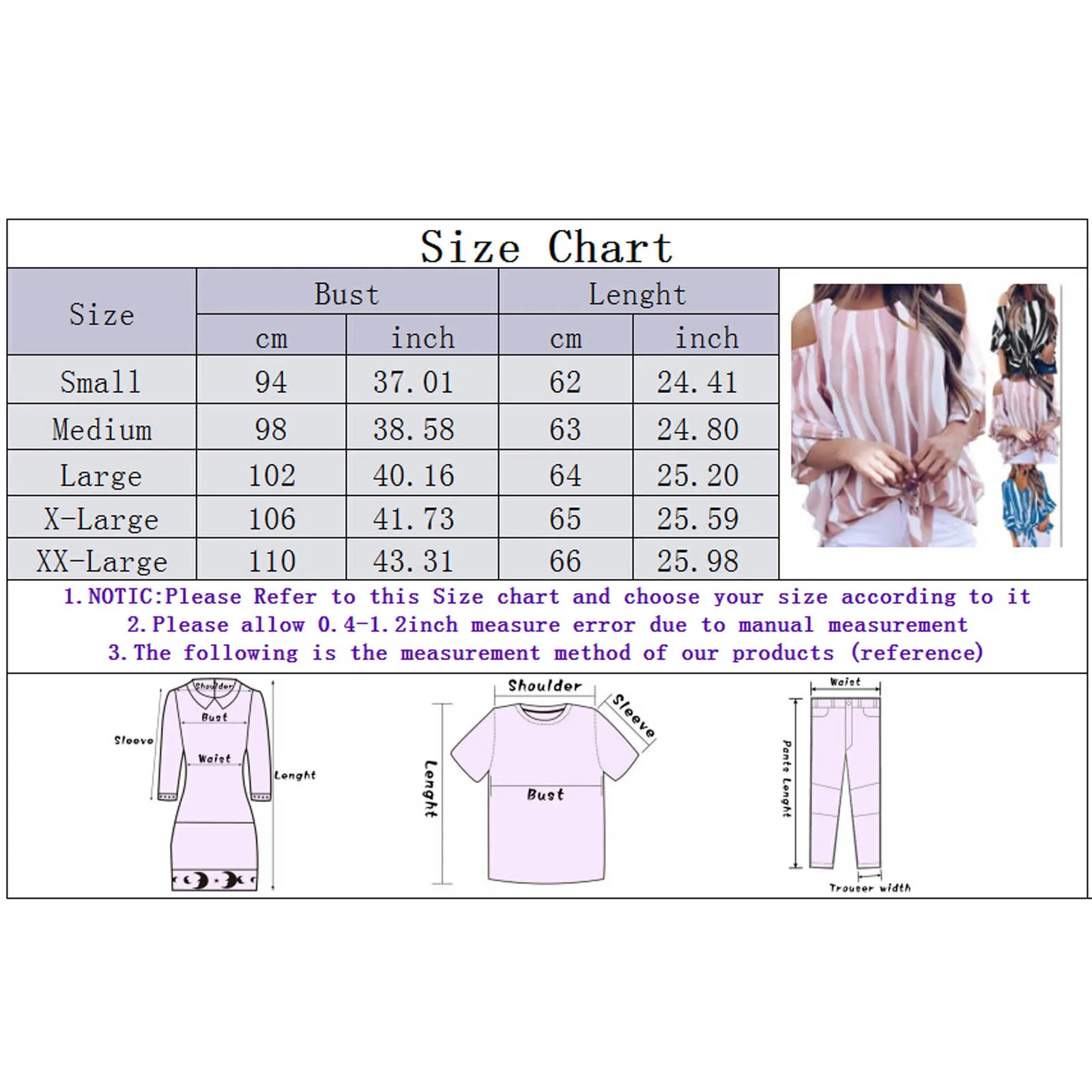 

40# Off The Shoulder Blouse Women Striped Print 3 4 Flared Bell Sleeve Summer Women Blouses Elegant Casual Basic Shirts Blusa