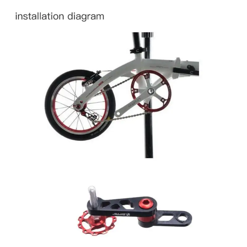 ZTTO Велоспорт один задний переключатель скорости натяжитель цепи с Звездочка