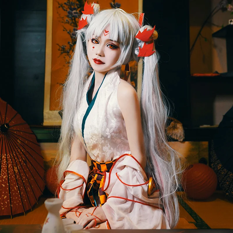 Shiranui Diver Ali кимоно Горячая игра Onmyoji SSR Косплей Костюм Униформа платье костюм на Хэллоуин для женщин