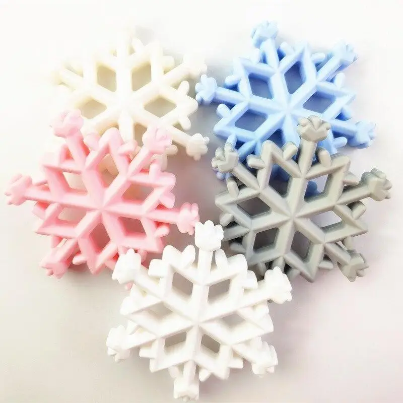 

Baby Soft Rubber Rattle Teether Toy Newborn Food Grade Silicone Teethers Infant Training Bed Toy Chew Toys silicone teether