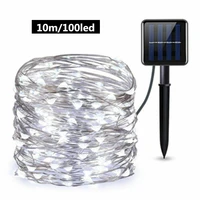 610m 60100 leds solar led light waterproof led copper wire string holiday outdoor led strip christmas party wedding decoration
