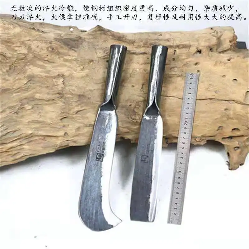 

Spring steel hand forging sickle grass cutting knife agricultural bamboo cutting knife open small sickle pruning knife high hard