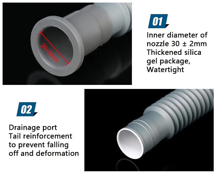 2 шт. пластиковый сливный шланг для раковины стиральная машина Сантехнический