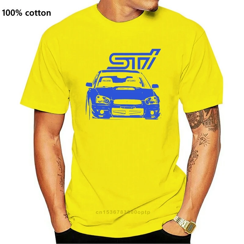 

Новая футболка с коротким рукавом, футболка с японским автомобилем Wrx Impreza Sti 2005 2004, уникальная футболка Jdm, подарок для Himman, Повседневная футб...