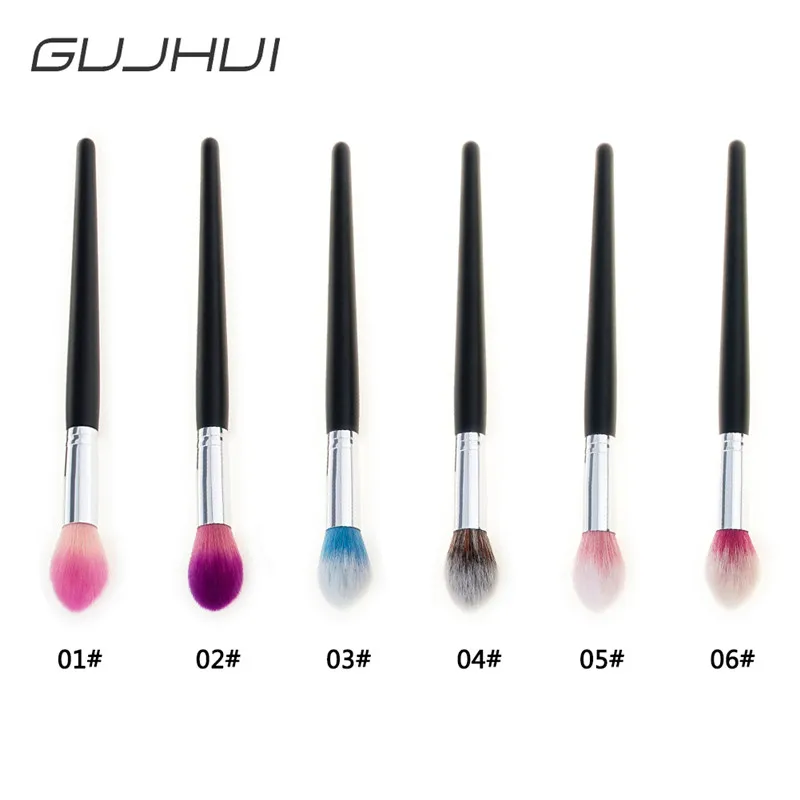 1Pc Flame Top Tapered Makeup Brush Foundation Powder Contour Highlight Highlighter Blending Cosmetic Beauty Tools | Красота и