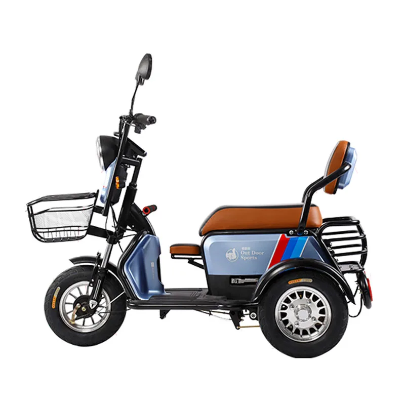 Preise 800W Elektrische Fahrrad 60V 22AH Lithium-Batterie Haushalt Kleine Roller Dual-use-Batterie Dreirad