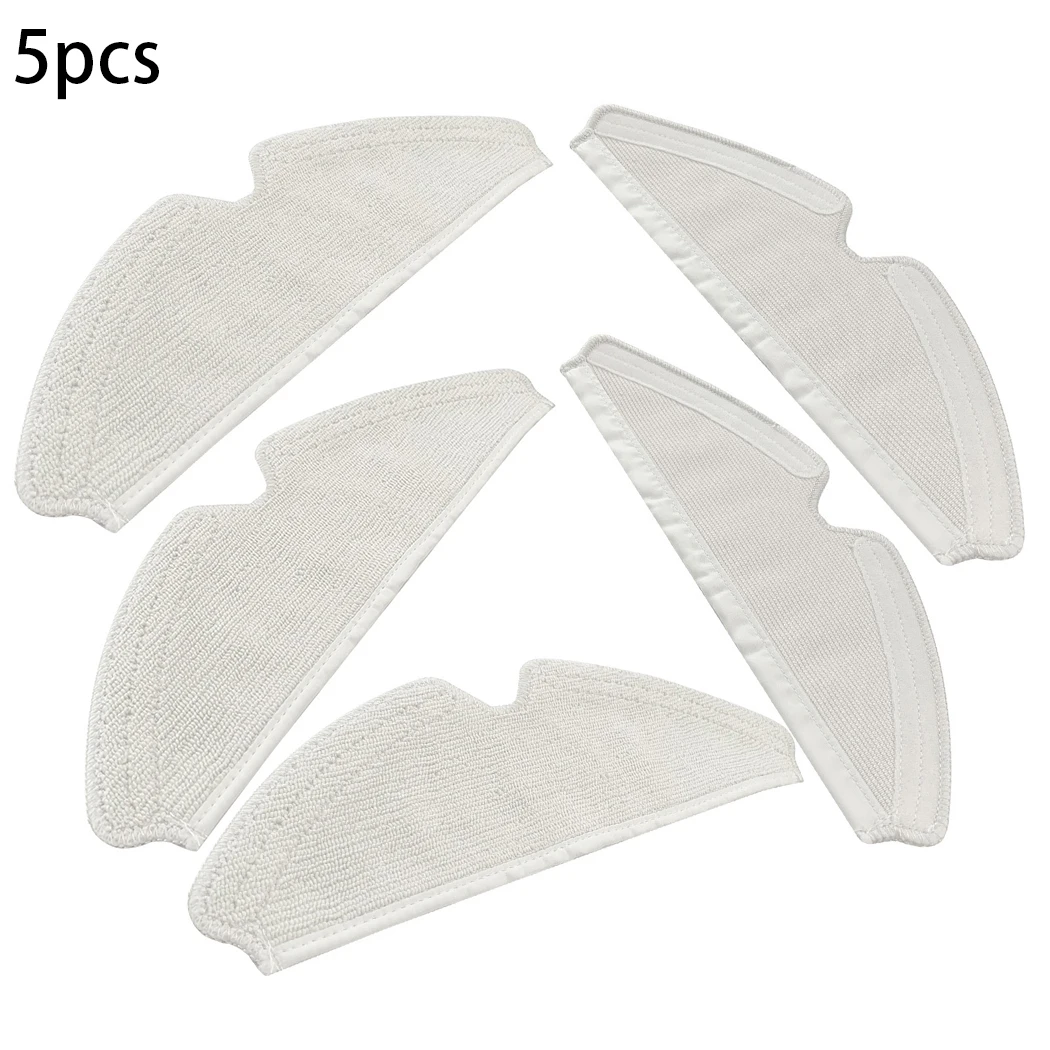 

2021 New Arrival White Reusable Mop Rags For Proscenic M7 Pro Robot Vacuum Cleaner Spare Parts Mop Rags 25.7*7.5CM