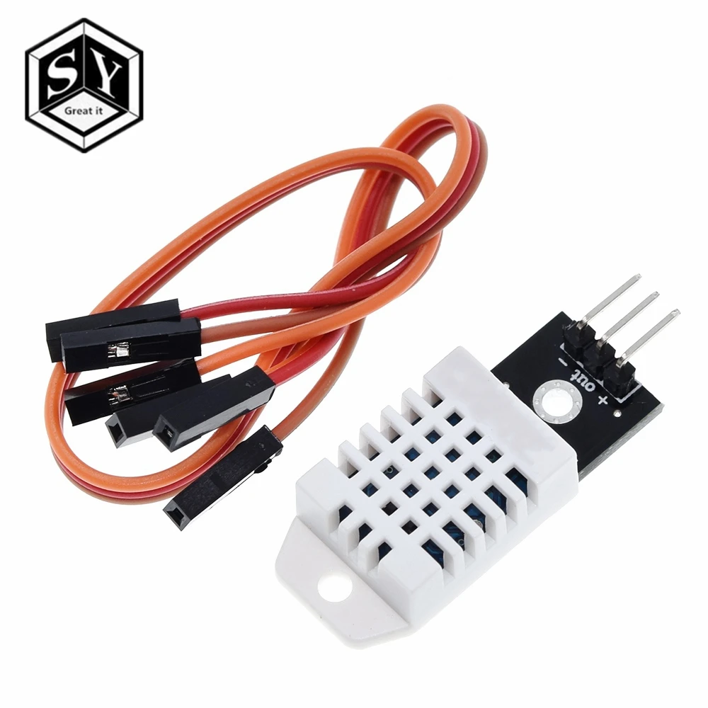 1 комплект DHT22 одношиповый цифровой модуль датчика температуры и влажности AM2302