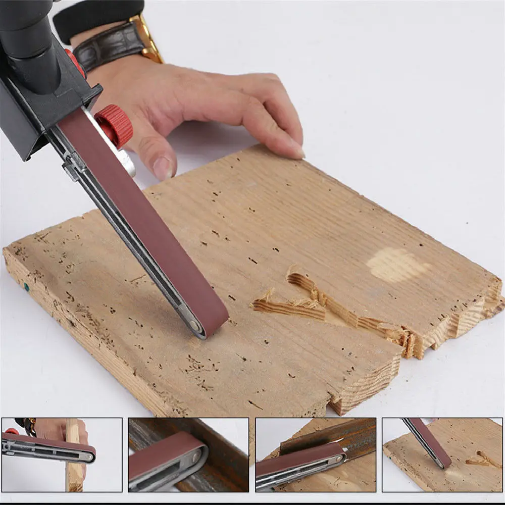 Электрическая мини-дрель сделай сам с шлифовальной лентой угловой шлифовальный