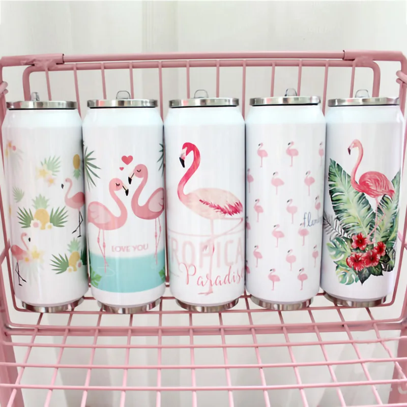 Пользовательские логотип завод Фламинго бутылка для воды Спортивная питья