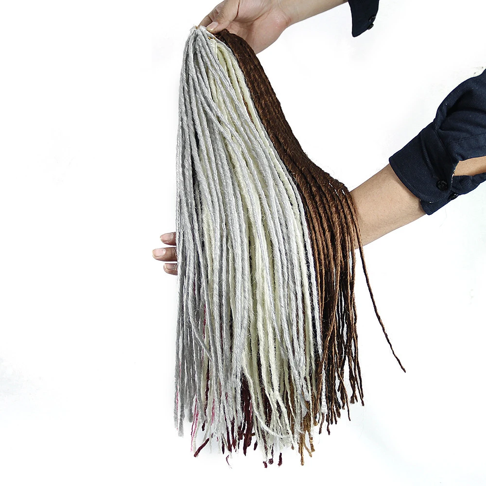 Из искусственных волос дреды коллекции в африканском стиле плетение блондинка