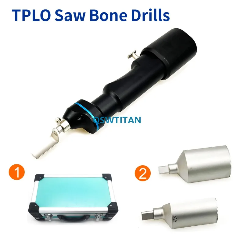Sierra el&eacute;ctrica de TPLO para uso veterinario, herramientas de taladro, instrumentos ortop&eacute;dicos-1