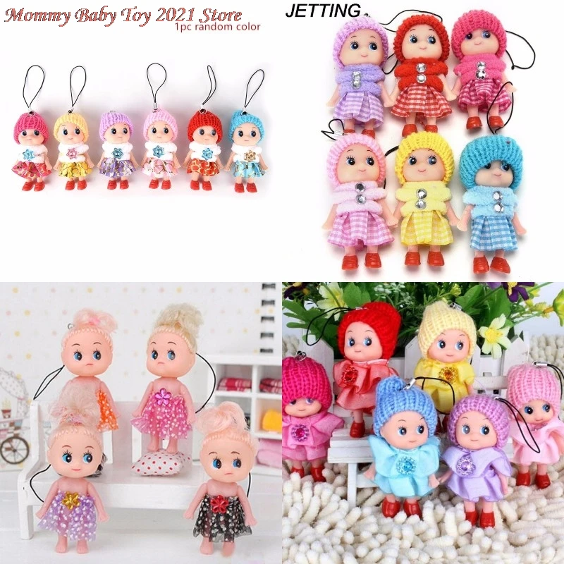 

1PCS 8cm Mini Ddung Doll Best Toy Gift for Girl Confused Doll Key Chain Phone Pendant Ornament Hot Sale