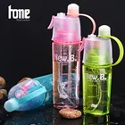 Бутылка для воды, чашка с распылителем, Спортивная пластиковая детская тыква, посуда для напитков, не содержит Бисфенол А, Уличное оборудование для велосипеда, кемпинга, герметичное Уличное оборудование