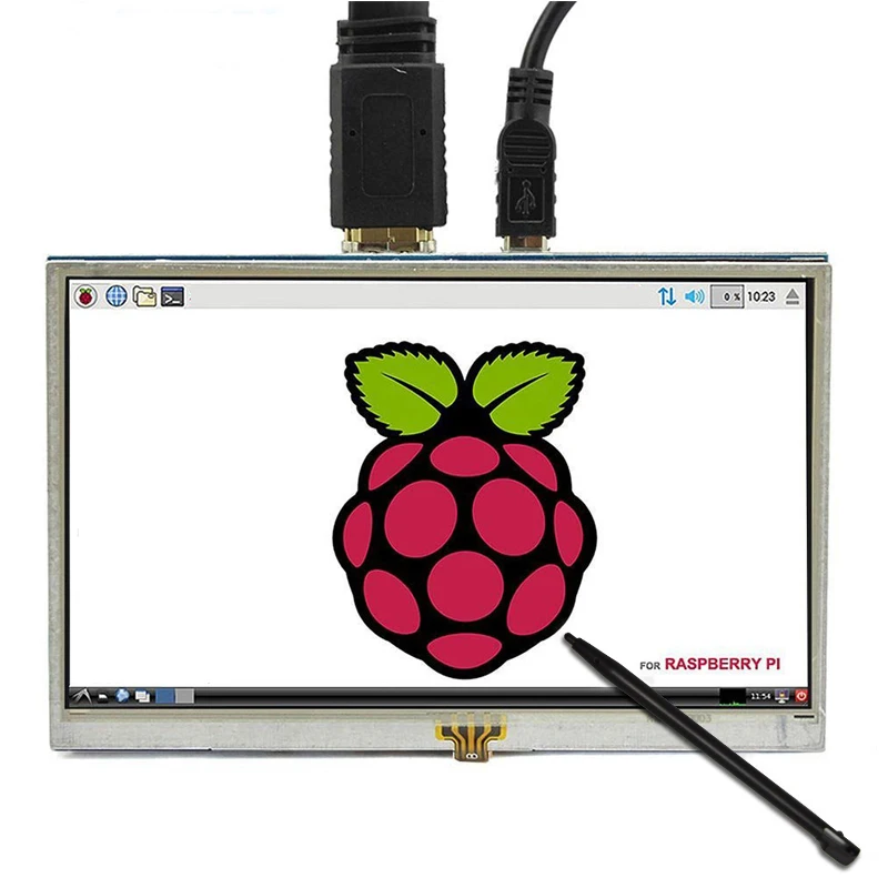 Оптовая продажа Raspberry Pi 5 дюймов Экран 800*480 HDMI ЖК дисплей сенсорный Дисплей
