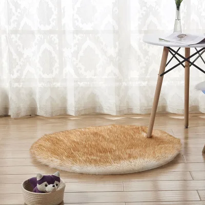 

Soft Artificial Sheepskin Rug Chair Cover Bedroom Mat Artificial Wool Warm Hairy Carpet Seat Wool Warm Textil Fur Area Rugs