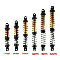 2pcs metal rc car shock absorber for 110 remote control car track upgrade parts length 70mm 80mm 90mm 100mm 110mm 120mm