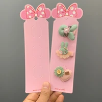 20pcslot multi style hair clip cards hair accessories display card handmade jewelry hair clip hairband packaging price tag card
