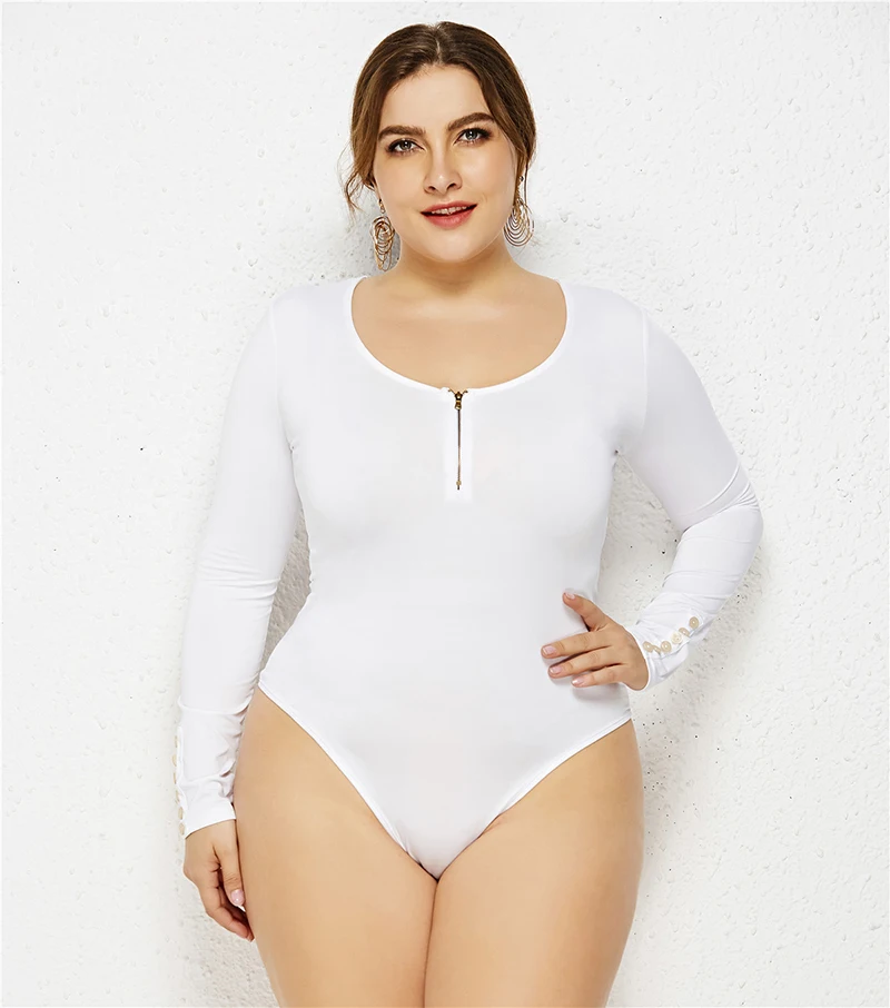 

Y86 Spring And Autumn New Women's Clothing Plus Size Long Sleeve Zipper Sexy Bottoming Shirt High Elasticity And Comfort