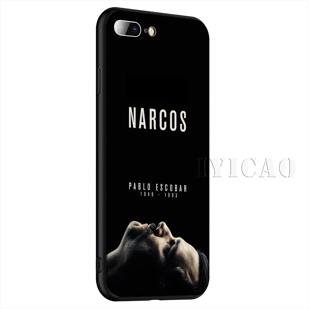 7 Мягкий чехол для телефона IYICAO Narcos tv Pablo escobar для iPhone XR X XS Max 6 6S 7 8 Plus 5 5S SE - Цвет: 7