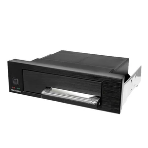hdd storage box internal single bay tray less mobile rack enclosure led indicator hot swap for 2 5 3 5 inch sata free global shipping