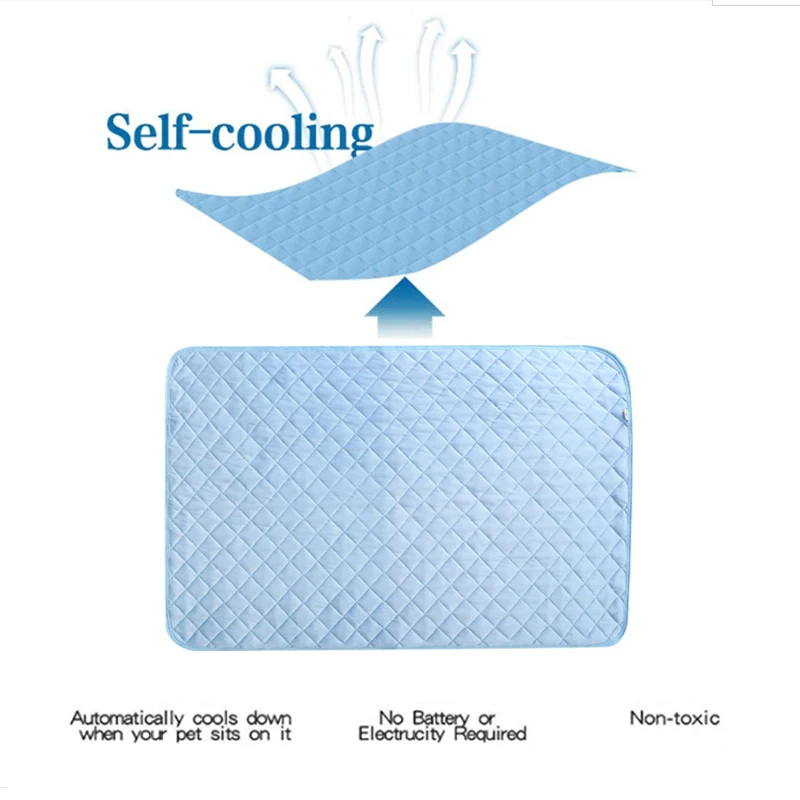 Коврик для питомцев летняя охлаждающая подушка собак дышащее одеяло коврик льда