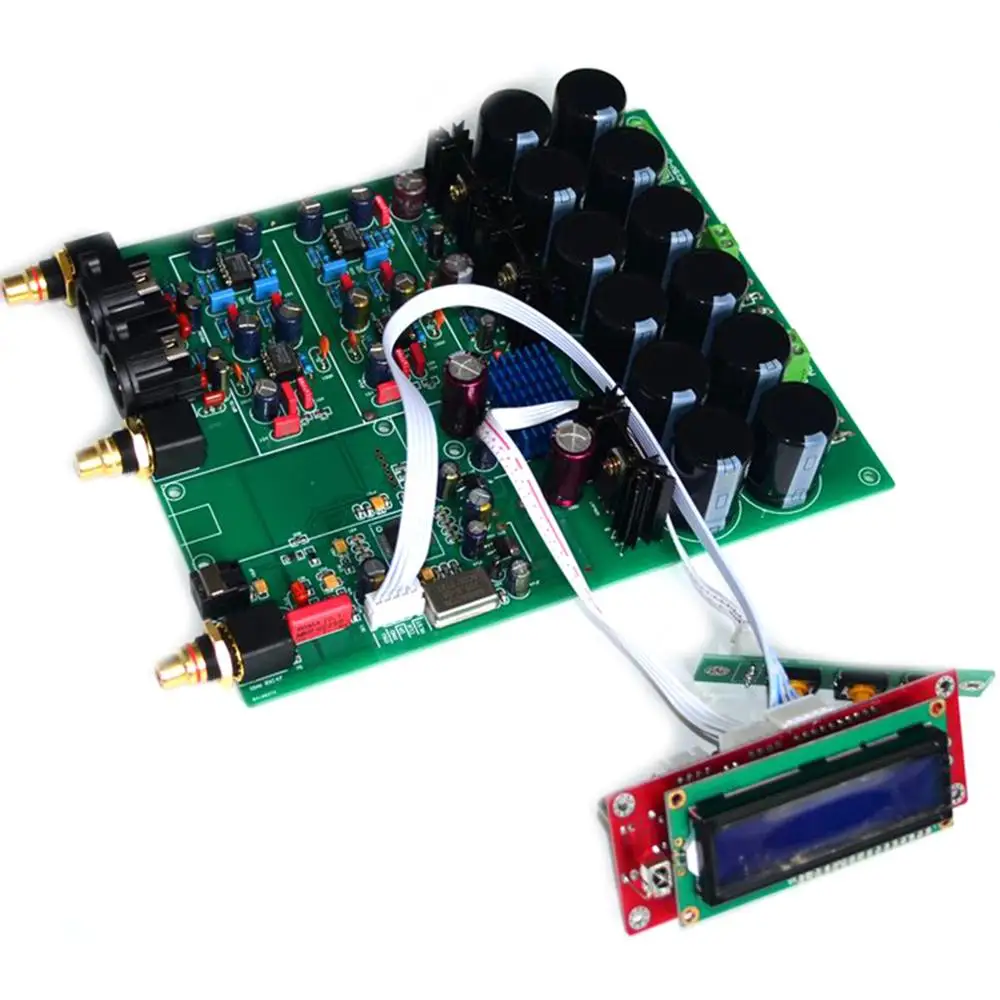 ES9038PRO сбалансированная Плата декодера DAC совместимая с USB картой Amanero