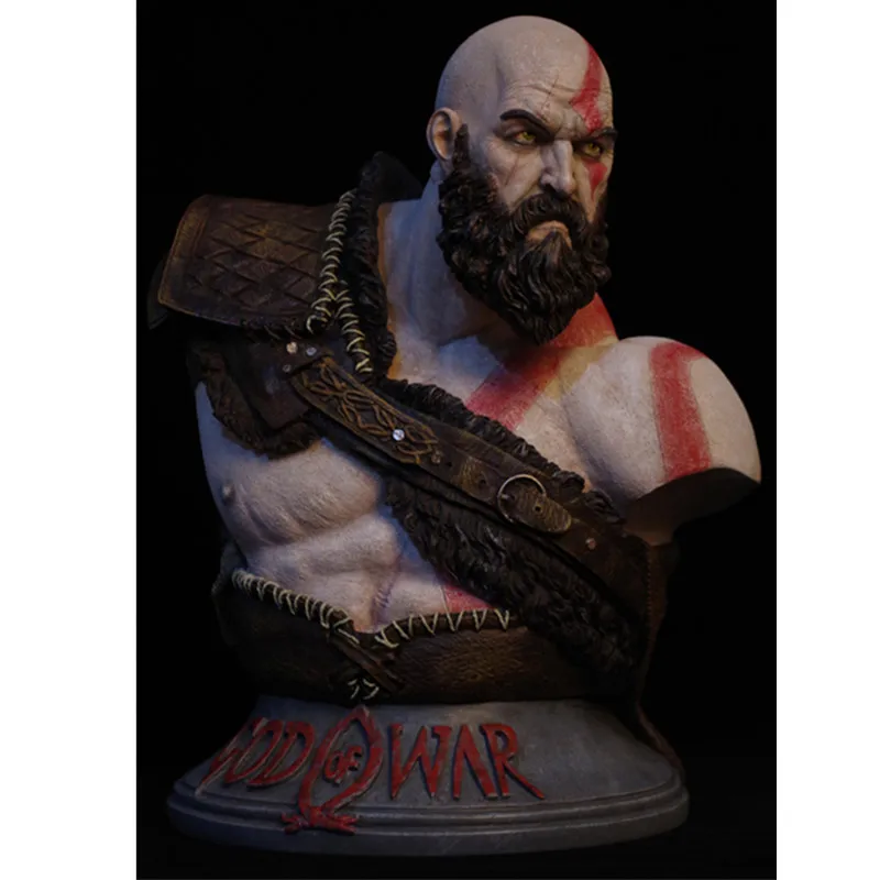 Многоцветный 1/3 Аниме игра бюст Краски покрытие God of War кукла GK статуя Будды из ПВХ, движущаяся фигурка, собирать модель игрушка M3009 - Цвет: Многоцветный